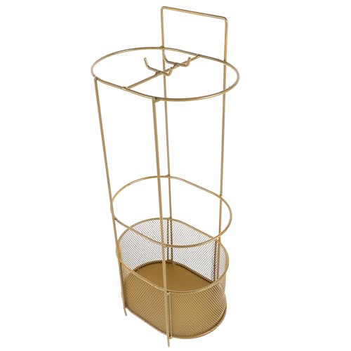 Porte-parapluie en métal Amosfun autoportant pour entrée et couloir