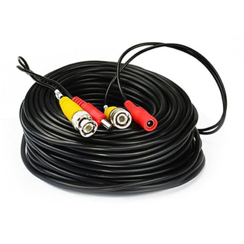 QIEIEI AHD Camera Cables 5M/10M/15M/20M/30M BNC Cable Output for Plug Cable for Analog AHD CCTV DVR