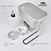 Pubgeer Portable Bushcraft Cooking Gear, Survival Cooking Kit, Canteen Cook Set, Wild Survival Equipment, Portable Cookware, Campfire Cooking Mess kit, Self Reliance, Solo Camping Cooking Kit