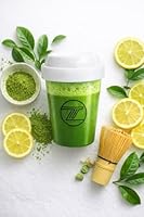 ZURMATRADE Matcha Mini Shaker Becher ToGo – kompakter Mini-Shaker für Matcha Getränke, BPA-freier Kunststoff, Matcha Behälter to go, Matcha Becher für unterwegs, 20ml, Made in Japan