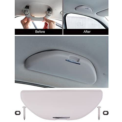 Doo Engy Brillenfach Brillenetui Brillenhalter Innenraum Sonnenbrille Halter Ablage Himmel Haltegriff grau für Golf 4 1J für Transporter T4 T5 für Jetta für Bora für Polo für Touran 1T für Sharan 7M