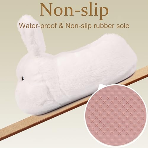 Caramella Bubble Cute Bunny Animal Slipper for women Adult Fuzzy Warm House Slippers Novelty Fluffy Home Shoes Ladies Winter Slippers Indoor Outdoor2