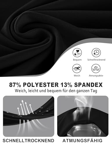 Roadbox Damen Sportoberteil Eng Kurzarm, Schnelltrocknend Laufshirt & Gym Shirt, Leichtes Base Layer Funktionsshirt für Training, Joggen, Pilates & Outdoor