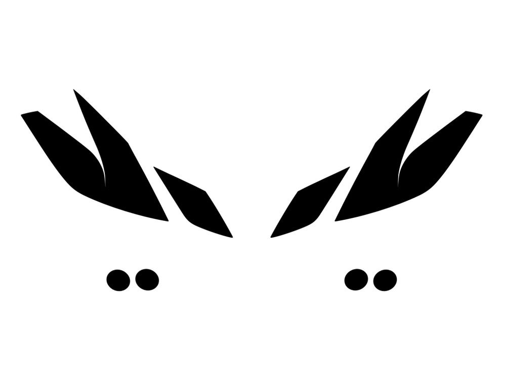 Rvinyl Headlight Tint Covers Compatible with Mercedes-Benz E-Class 2010-2013 (Coupe/Convertible) - Matte Smoke