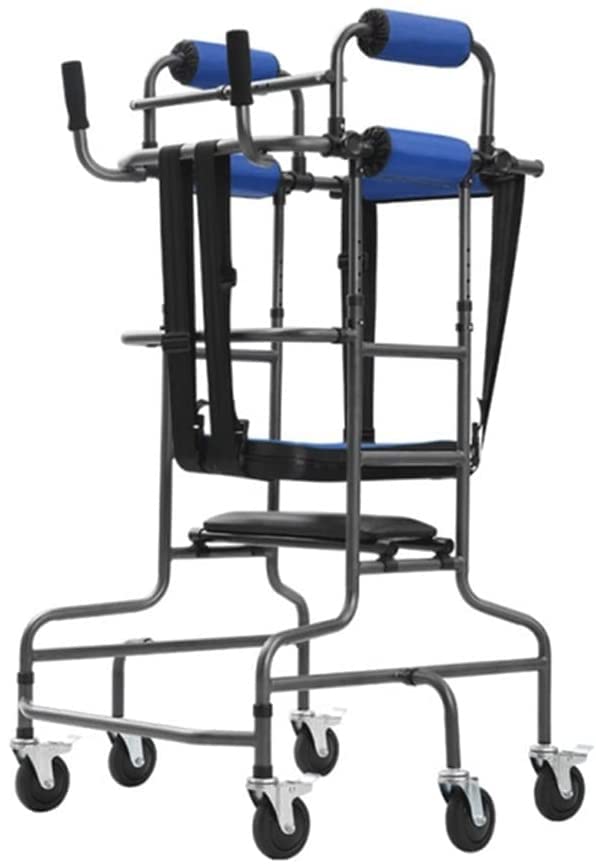 Buy SYALEO Wheeled Walker Medical Standing Walker Frame with Height
