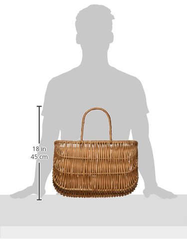 Basil Swing Weidenkorb panier de vélo en osier pour guidon