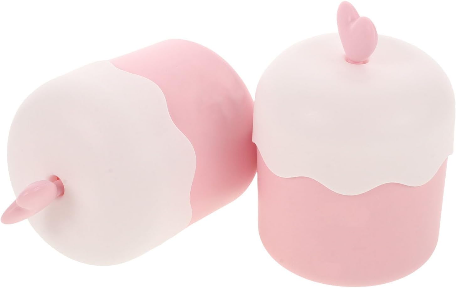 2pcs Portable Facial Foams Maker Cup Bubble Foam Maker for Face Wash Pink Macaron Color Travel Skincare Cleansing
