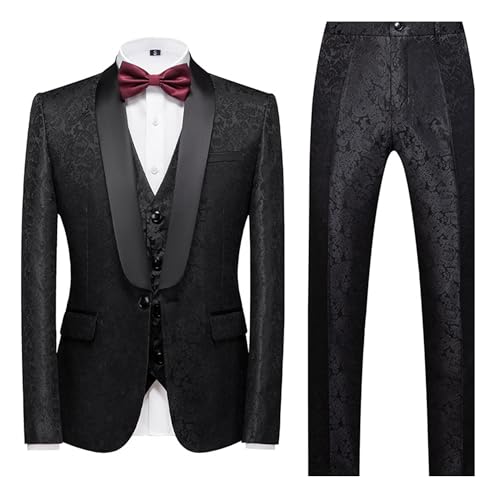 Costume cachemire floral homme chic pour mariage et bal de promo