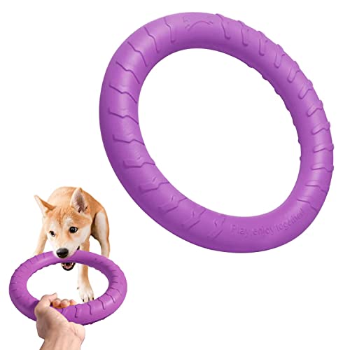 Dog Indestructible Durable Floating Flying Disc Dog Ring Chew Toys