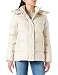 Produktbild Marc O'Polo Damen 71071 Steppmantel mit Daunen Federn F llung Wintermantel aus wasserabweisendem Material Daunenmantel im, Beige ( Chalky Sand), 44 EU