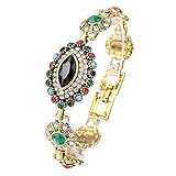 Las descripciones tienen un hermoso efecto de captura de luz, se puede en capas con su reloj u otros estilos para un look en la tendencia.