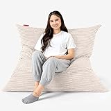(Tamaño: longitud 140 cm x profundidad 120 cm) - Sillas tipo Puf LOUNGE PUG con 3 AÑO DE GARANTÍA contra defectos de fábrica