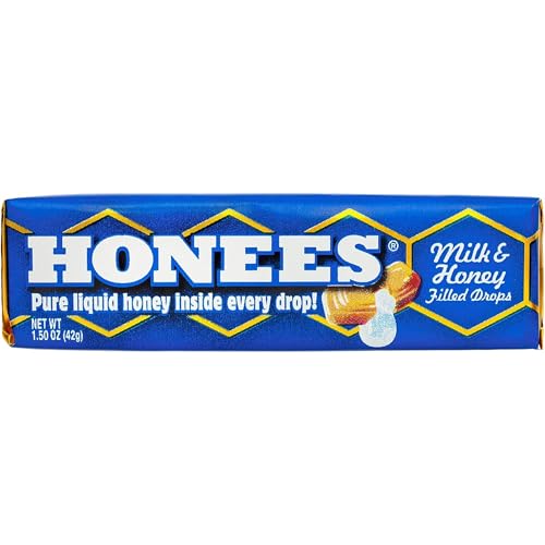 Honees Milk & Honey filled drops Bar 1.5 OZ(Pack of 72)72