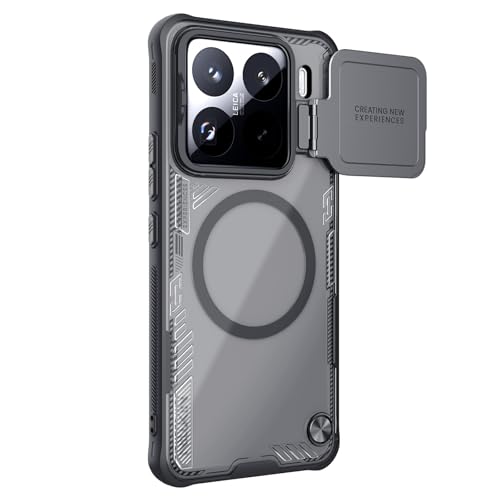 Image of Nillkin Case for Xiaomi Mi 15 Pro (6.73 inch Inch) Iceblade Prop Case with Mag Safe Magnetic Features Corner Air Bags + Aluminium Camera Protect Stand Scratch & dust Proof Black Color