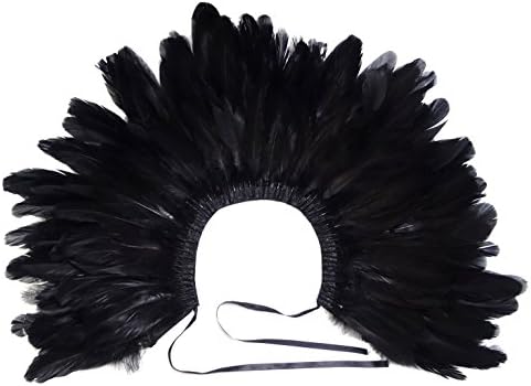 Gothic Kunstfeder Umhang Schal Foto Requisiten Langlebig Cosplay Faux Feder Cape