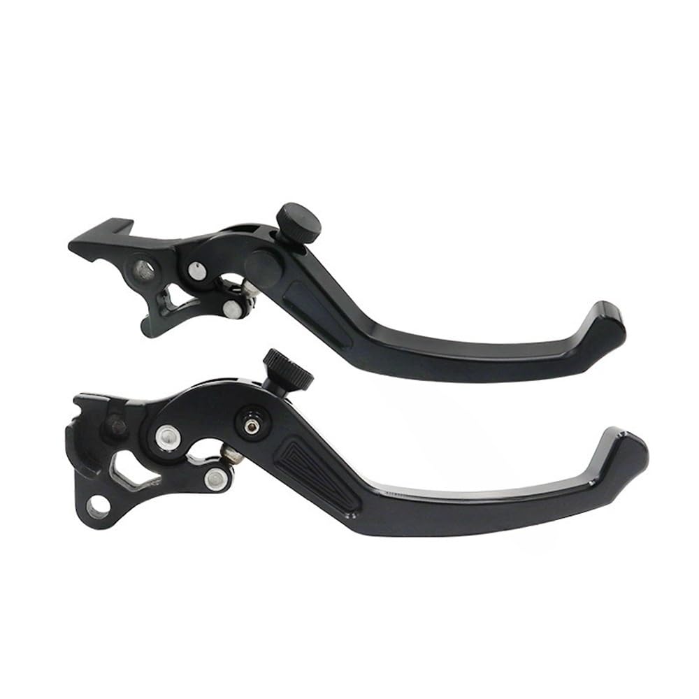 Zhenlygs Black Adjustable Brake Lever Fit For Gy6 Scooter Moped(Black)