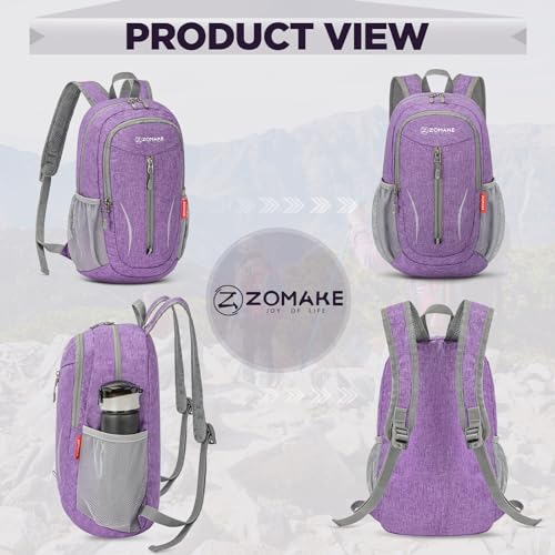 ZOMAKE Lightweight Foldable Backpack - Image 4