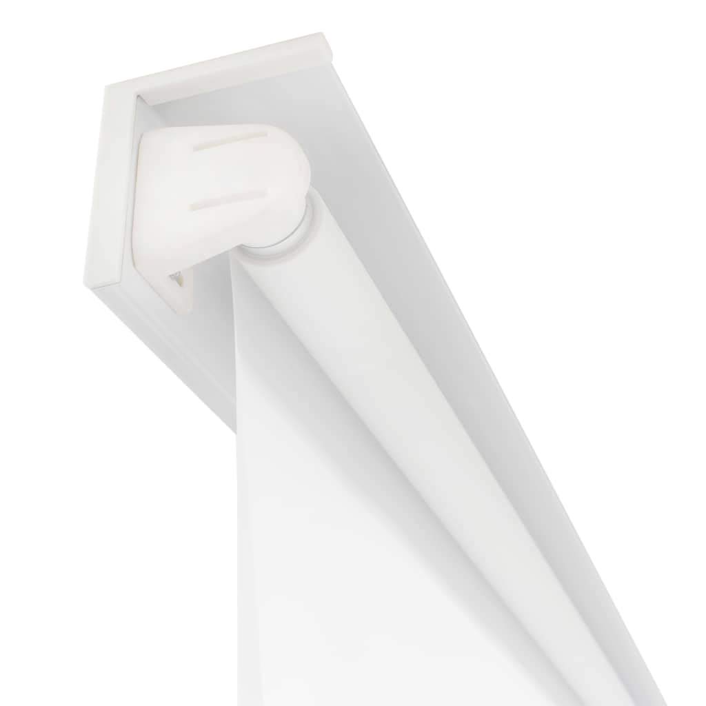 Cortina de ducha enrollable de 100 x 240 cm, color blanco