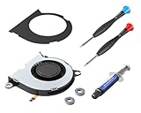 [Ventilateur de refroidissement amélioré] – 🔴Vitesse maximale de 8 800 tr/min, soit 10 % plus rapide que la version d'origine. 🟠Excellent équilibrage dynamique grâce à la pâte d'équilibrage rouge sur le rotor. 🟡Trois joints toriques antichoc supplémentaires. 🟢Une feuille EVA absorbant le bruit recouvre entièrement la plaque métallique et réduit le niveau sonore de 2 dB.