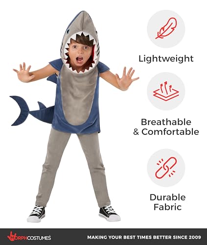 Disfraz de tiburón para niños talla Small miniatura 7