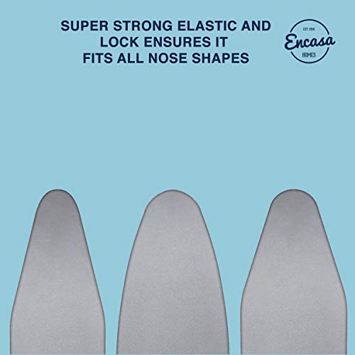 Encasa Homes Replacement Ironing Board Cover With Extra Thick Pad, Made In India, Standard (Fits Wide Boards 18 X 49 Inch) Elasticated, Scorch Resistant, Durable - Multistripe #TOP6