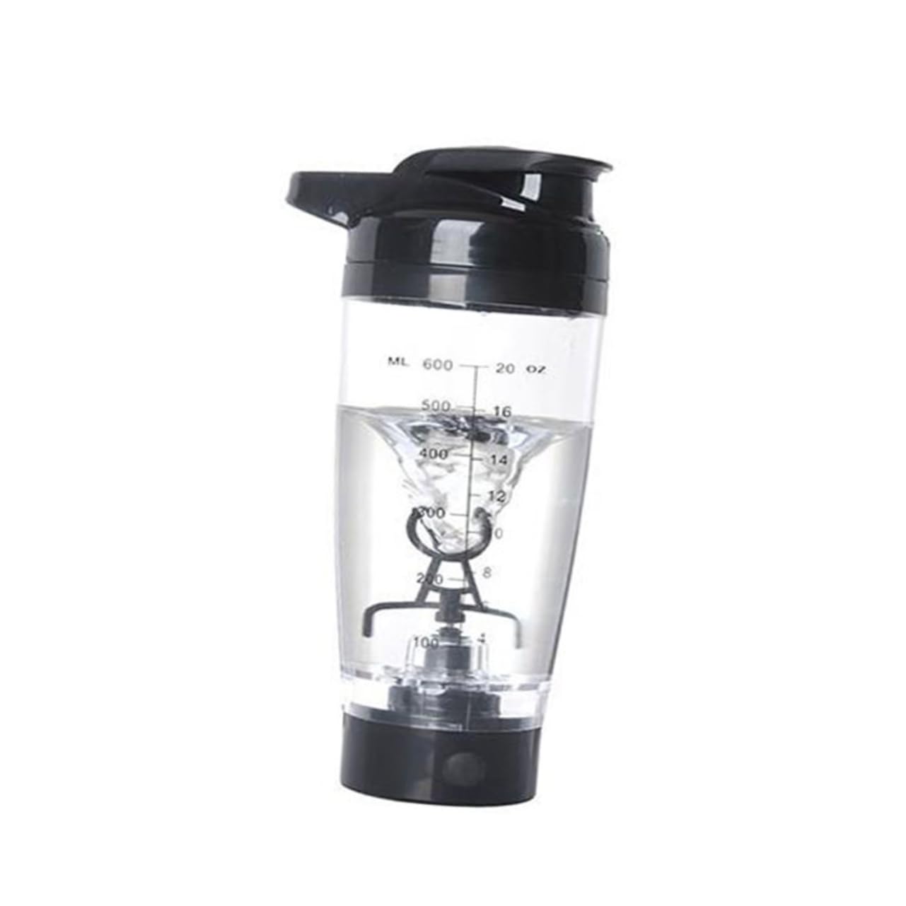 Alipis Elektrischer Shaker 600ml aus Pp, Batteriebetriebene Rührflasche