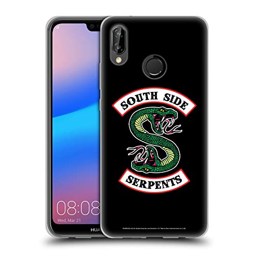 Official Riverdale South Side Serpents Graphic Art Soft Gel Case Compatible for Huawei P20 Lite