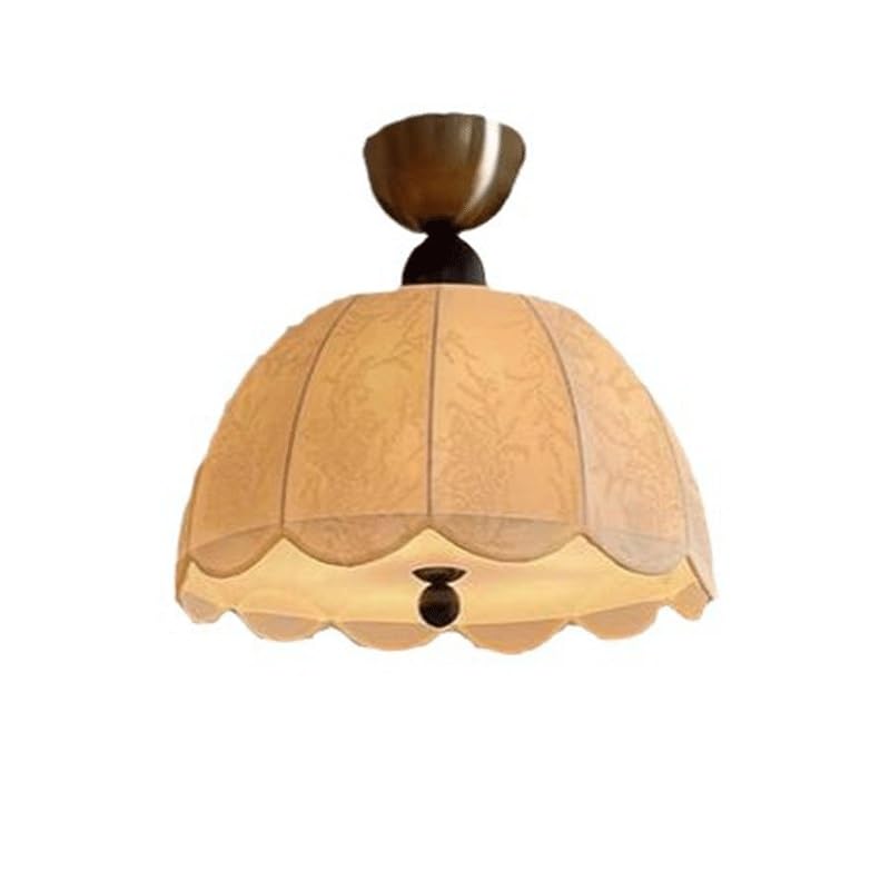 Plafonnier Art en Bois E27 pour l'Ambiance de la Chambre