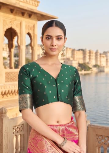 Monjolika Fashion kanjivaram silk saree in soft silk – image 5