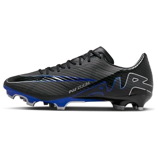 NIKE Mercurial Vapor 15 Academy Mens DJ5631-040 (Black/Chrome-HYP), Size 7