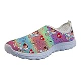 zapatillas estar por casa hombre springfield super cadeau pour votre ami Showudesigns Zapatillas De Deporte Enfermera Casual Sneakers para Mujer Mesh Calzados para Correr en Zapatillas de Estar por Casa Calzado Deportivo 39 EU Nurse Degradado Color del Arco Iris