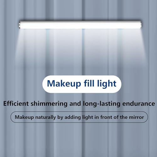 Barre lumineuse miroir LED rechargeable USB à intensité tactile - 8