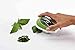 Crisp Herb Mincer - Manual Hand Herb Stripper with 5 Stainless Steel Blades - Leaf Stripper, Scraper - Retractable for Safe Storage & Easy Cleaning - White/Green