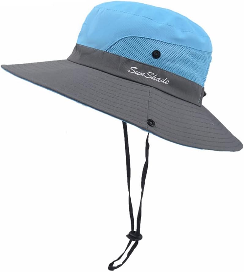 Women Bucket Hats Sun Hat Sun Protection Spring Waterproof Boonie Hat for Fishing Hiking Garden Safari Beach