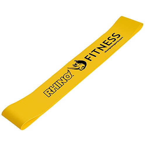 Champion Sports Stretch Loop Bands For Men And Women, Medium Resistance, 12 Lbs, Yellow - Durable Fitness Band For Strength Training, Stretching, Rehabilitation - Premium Home Workout Equipment #TOP28