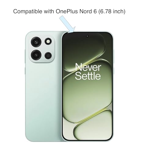 Image of FAD-E Tempered Glass Screen Protector Guard (without camera hole) Compatible for OnePlus Nord 6 5G / Nord6