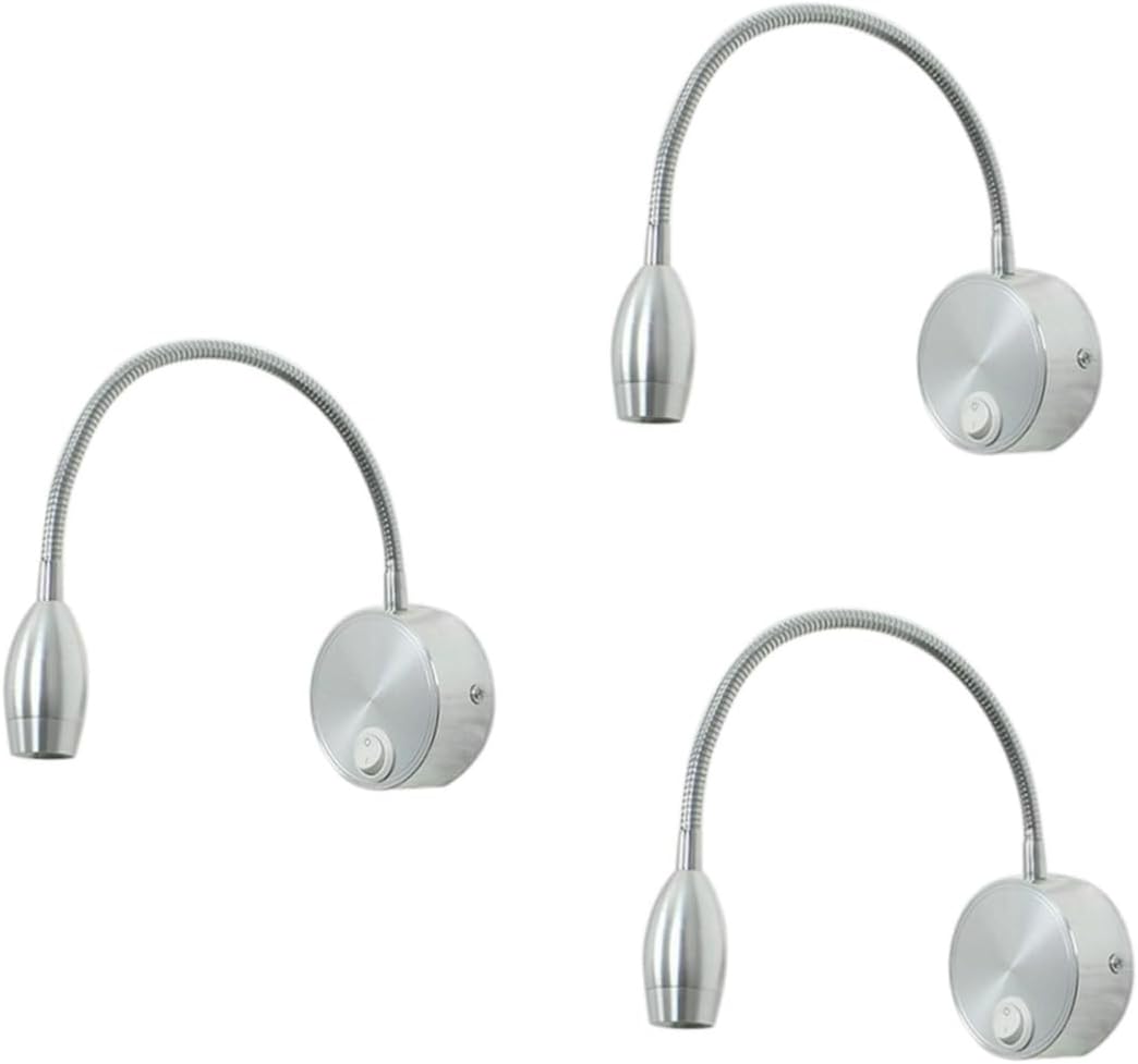 3Pcs Led Wall Lamp Led Wall Light Home Bedside Lamp Led Reading Light Flexible Arm Wall Light