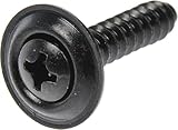 Dorman 961-201 Trim Screw - Black Sems Head - No. 10 x 1 In., 5 Pack Universal Fit