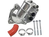 Marketplace Auto Parts Thermostat with Bypass Hose Kit without Sensors - Aluminum - Compatible with 2001-2011 Ford Ranger 4.0L V6 with Dual Clip-in Style, 2 Sensor Thermostat Housing
