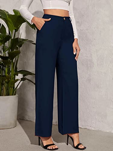 Image of Elendra Women Lycra - Bootcut Trousers Pant Wide Leg