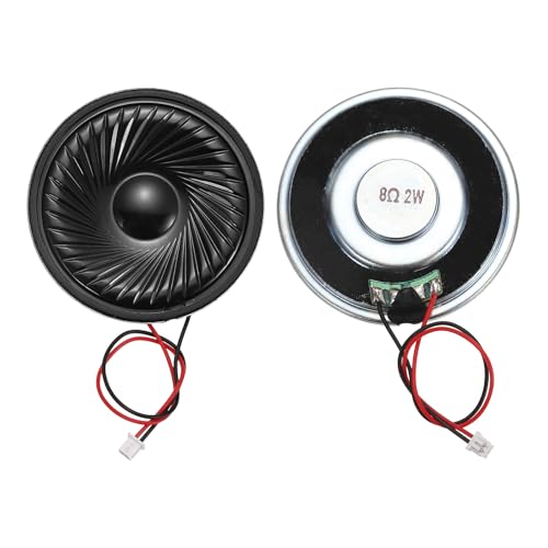 Altavoces pequeños de 8 ohmios con carcasa de metal duradera e imán redondo para audio interno