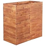 Este arriate de madera será una gran opción para que los entusiastas del bricolaje decoren sus jardines, balcones o patios.