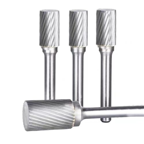 Lime rotative carbure de tungstène 6 mm idéale pour ébavurer et sculpter le métal