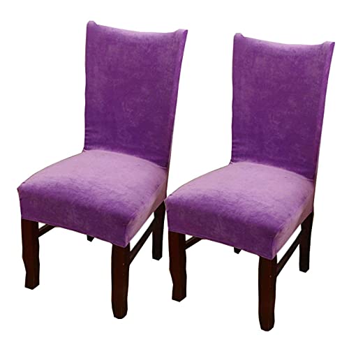 Velvet dining chair slipcovers,2/4/6 pcs stretchy super fit chair…