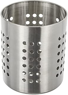 Zeller 27340 12 x 13 cm Kitchen Utensil Holder Stainless Steel