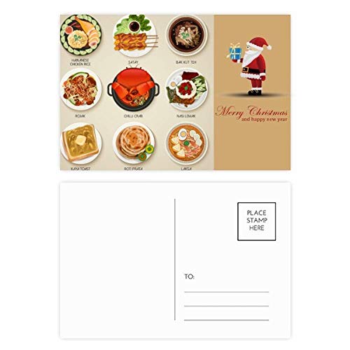 Cartes postales de Singapour : le lot idéal de 20 illustrations à offrir aux gourmands