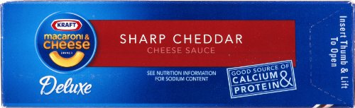 Kraft Deluxe Sharp Cheddar Macaroni & Cheese Dinner (14 oz Box) - Thumbnail 4