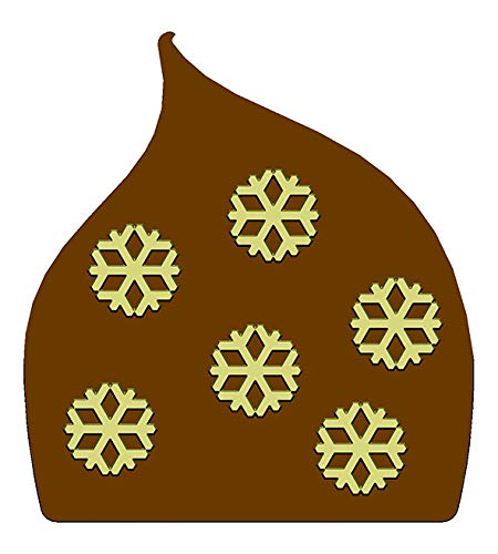 Le Petit Mitron Plaque Embout DE BUCHE Petits Flocons P/10 Cover