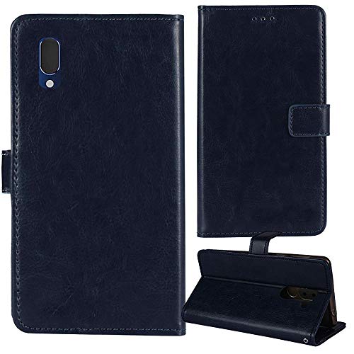 Lankashi Flip Premium Retro Business Cuir Housse Coque Étui pour Archos Diamond 6.39