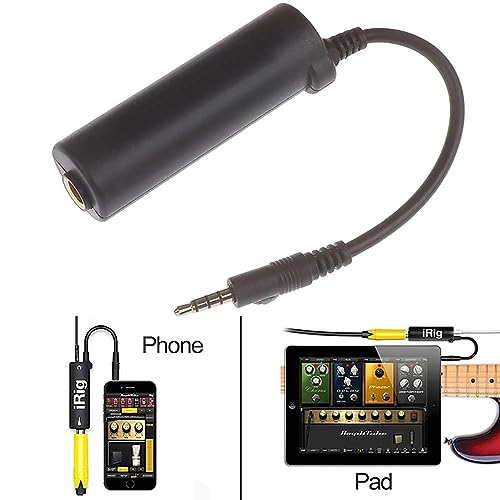 Multimedia Portable Guitar Interface Lightweight Adapter For And Smartphones Guitar Interface I-rig Converter